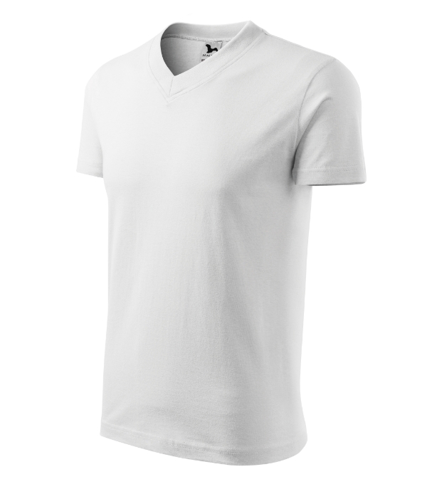 V-neck 102: biela