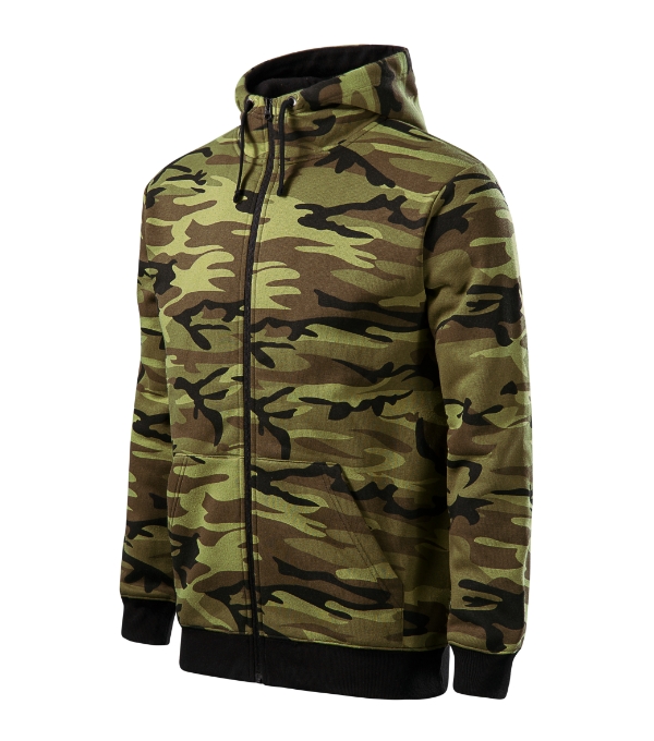 Camo Zipper C19: camouflage green